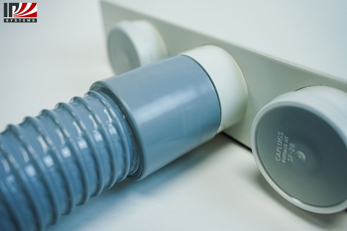 Hose Connection - Gray, 2" ID, w/2 cuffs